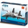 WANGE 4001 JX001 non  MÁY BAY HÀNG KHÔNG F-15 tỷ lệ 1:54 bộ đồ chơi xếp lắp ráp ghép mô hình Military Army THE SHENYANG J15 FLYING SHARK CARRIER-BASED FIGHTER Quân Sự Bộ Đội 281 khối