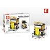 SEMBO SD6054 6054 SD6055 6055 SD6056 6056 SD6057 6057 non  BỘ 4 CỬA HÀNG TRANG SỨC ÂM NHẠC THỰC PHẨM RAU CỦ bộ đồ chơi xếp lắp ráp ghép mô hình Mini Modular SEMBO BLOCK CARTRIER MUSICAL SHOP NOSTLE VEGETABLE Đường Phố Thu Nhỏ 140 khối