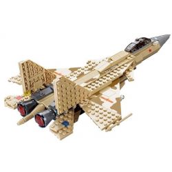 Kazi KY84021 84021 non  MÁY BAY TIÊM KÍCH SUKHOI SU-27 bộ đồ chơi xếp lắp ráp ghép mô hình Field Army Chiến Trường 339 khối