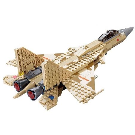 Kazi KY84021 84021 non  MÁY BAY TIÊM KÍCH SUKHOI SU-27 bộ đồ chơi xếp lắp ráp ghép mô hình Field Army Chiến Trường 339 khối