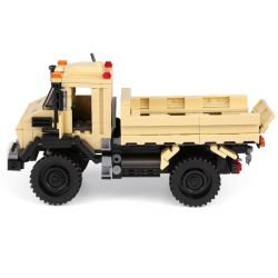 XINGBAO XB-03026 03026 XB03026 non  XE VƯỢT ĐỊA HÌNH TRUCK2 MÀU VÀNG TRẮNG bộ đồ chơi xếp lắp ráp ghép mô hình Offroad Adventure SUPER OFFROAD ADVENTURE Đua Địa Hình 529 khối