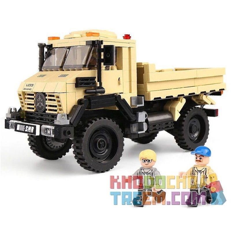 XINGBAO XB-03026 03026 XB03026 non  XE VƯỢT ĐỊA HÌNH TRUCK2 MÀU VÀNG TRẮNG bộ đồ chơi xếp lắp ráp ghép mô hình Offroad Adventure SUPER OFFROAD ADVENTURE Đua Địa Hình 529 khối