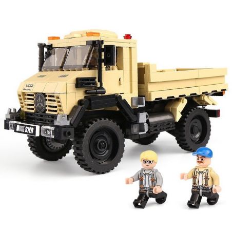 XINGBAO XB-03026 03026 XB03026 non  XE VƯỢT ĐỊA HÌNH TRUCK2 MÀU VÀNG TRẮNG bộ đồ chơi xếp lắp ráp ghép mô hình Offroad Adventure SUPER OFFROAD ADVENTURE Đua Địa Hình 529 khối