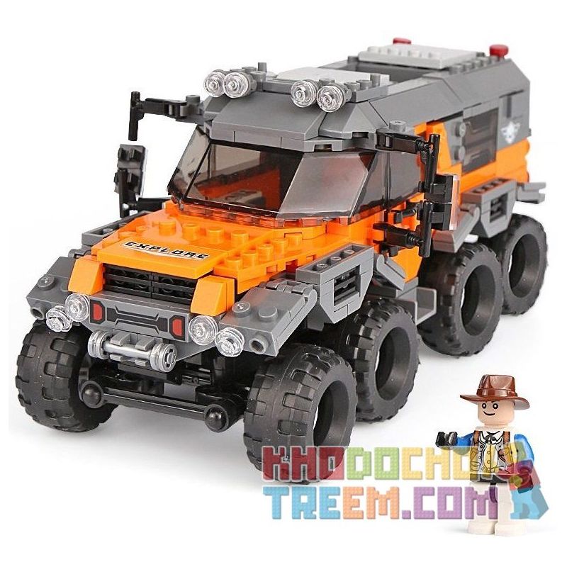 XINGBAO XB-03027 03027 XB03027 non  XE ĐỊA HÌNH bộ đồ chơi xếp lắp ráp ghép mô hình Offroad Adventure SUPER OFFROAD ADVENTURE Đua Địa Hình 529 khối