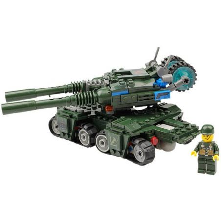 Kazi KY81007 81007 non  XE TĂNG THẾ HỆ MỚI bộ đồ chơi xếp lắp ráp ghép mô hình Red Alert 3 RED ALERT 3 APOCALYPSE（APOC） Báo Động Đỏ 3 380 khối