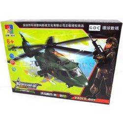 WOMA C0705 0705 Xếp hình kiểu  MILITARY ARMY Helicopter Trực Thăng 177 khối