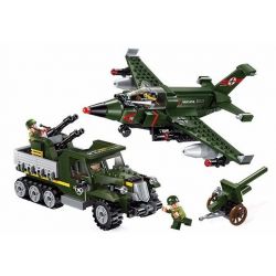 Enlighten 1710 Qman 1710 non  BẮN HẠ MÁY BAY OANH KÍCH bộ đồ chơi xếp lắp ráp ghép mô hình Tactical Espionage Action TACTICAL ESPIONAGE ACTION COMBAT ZONES FIRE Chiến Thuật Quân Sự 438 khối