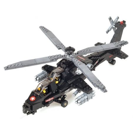 Kazi KY98405 98405 non  TRỰC THĂNG TẤN CÔNG bộ đồ chơi xếp lắp ráp ghép mô hình Military Army Quân Sự Bộ Đội 480 khối