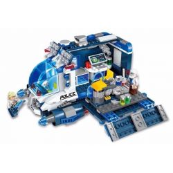 Enlighten 1612 Qman 1612 non  SỬA CHỮA TÀU CẢNH SÁT bộ đồ chơi xếp lắp ráp ghép mô hình Space Adventure SPACE ADVENTURE MOBILE REPAIR STATION Thám Hiểm Không Gian 337 khối
