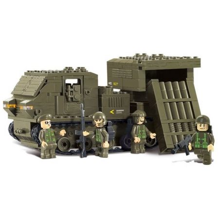 SLUBAN M38-B0303 B0303 0303 M38B0303 38-B0303 non  XE TẢI CHỞ PHÁO bộ đồ chơi xếp lắp ráp ghép mô hình Land Forces 2 Sức Mạnh Mặt Đất 314 khối