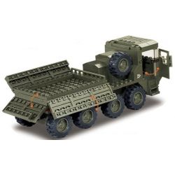 SLUBAN M38-B0302 B0302 0302 M38B0302 38-B0302 non  XE TẢI CHỞ SÚNG HẠNG NẶNG bộ đồ chơi xếp lắp ráp ghép mô hình Land Forces 2 Sức Mạnh Mặt Đất 306 khối