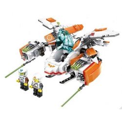 WANGE DR.LUCK 55173 non  PHI THUYỀN CHIẾN ĐẤU bộ đồ chơi xếp lắp ráp ghép mô hình Advanced Military Quân Đội Công Nghệ Cao 471 khối