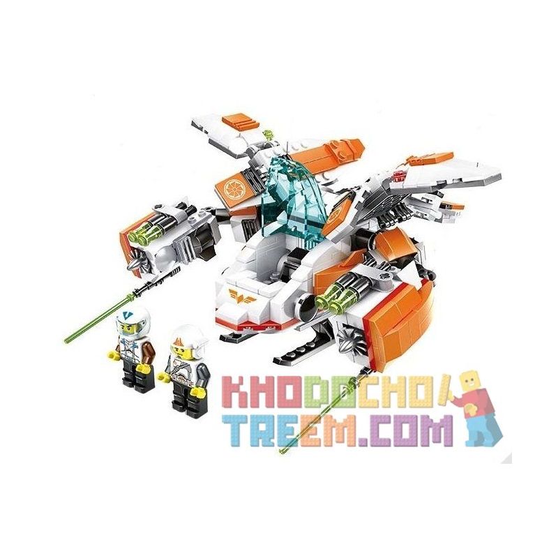 WANGE DR.LUCK 55173 non  PHI THUYỀN CHIẾN ĐẤU bộ đồ chơi xếp lắp ráp ghép mô hình Advanced Military Quân Đội Công Nghệ Cao 471 khối