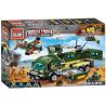 Enlighten 1709 Qman 1709 non  TẤN CÔNG XE BỌC THÉP bộ đồ chơi xếp lắp ráp ghép mô hình Tactical Espionage Action TACTICAL ESPIONAGE ACTION COMBAT ZONES FIRE Chiến Thuật Quân Sự 446 khối