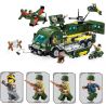 Enlighten 1709 Qman 1709 non  TẤN CÔNG XE BỌC THÉP bộ đồ chơi xếp lắp ráp ghép mô hình Tactical Espionage Action TACTICAL ESPIONAGE ACTION COMBAT ZONES FIRE Chiến Thuật Quân Sự 446 khối