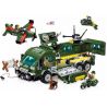 Enlighten 1709 Qman 1709 non  TẤN CÔNG XE BỌC THÉP bộ đồ chơi xếp lắp ráp ghép mô hình Tactical Espionage Action TACTICAL ESPIONAGE ACTION COMBAT ZONES FIRE Chiến Thuật Quân Sự 446 khối