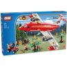 GUDI 9216 Xếp hình kiểu  CITY Fire Plane Máy Bay Cứu Hỏa Chữa Cháy Rừng 522 khối