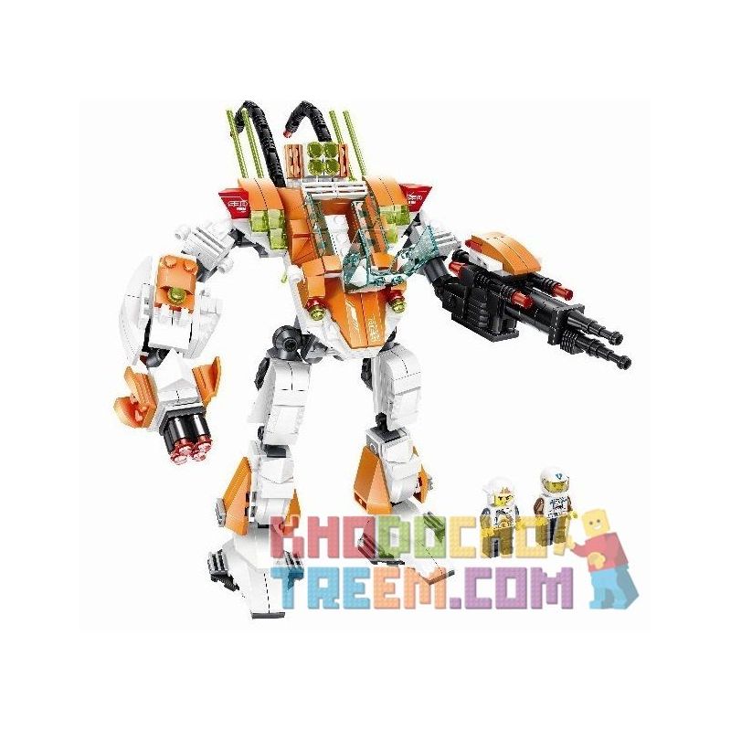 WANGE DR.LUCK 55171 non  NGƯỜI MÁY 1 ĐIỀU KHIỂN bộ đồ chơi xếp lắp ráp ghép mô hình Advanced Military Quân Đội Công Nghệ Cao 412 khối