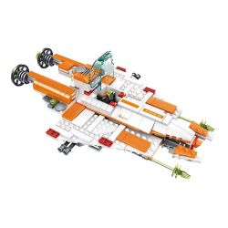 WANGE DR.LUCK 55174 non  PHI THUYỀN HỦY DIỆT CÁC HÀNH TINH bộ đồ chơi xếp lắp ráp ghép mô hình Advanced Military Quân Đội Công Nghệ Cao 429 khối