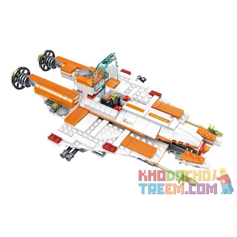 WANGE DR.LUCK 55174 non  PHI THUYỀN HỦY DIỆT CÁC HÀNH TINH bộ đồ chơi xếp lắp ráp ghép mô hình Advanced Military Quân Đội Công Nghệ Cao 429 khối