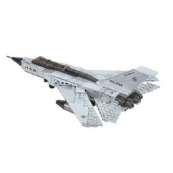 Kazi KY98406 98406 non  MÁY BAY TIÊM KÍCH bộ đồ chơi xếp lắp ráp ghép mô hình Military Army TORNADO Quân Sự Bộ Đội 254 khối