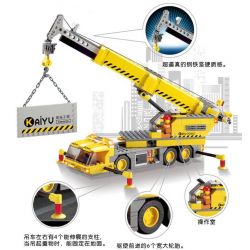 Kazi KY8045 8045 Xếp hình kiểu  CITY Crane Cần Trục Di động 380 khối