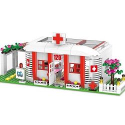 XINGBAO XB-12009 12009 XB12009 non  CỬA HÀNG THỜI TRANG CỦA CÁC CÔ GÁI bộ đồ chơi xếp lắp ráp ghép mô hình City Girl CITYGIRL UNIVERSITY CLINIC Thành Phố Con Gái 590 khối