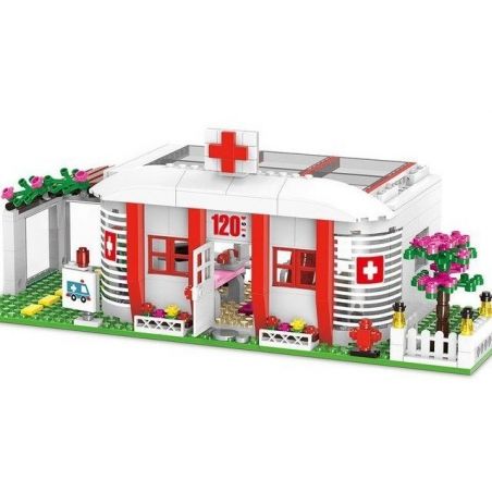 XINGBAO XB-12009 12009 XB12009 non  CỬA HÀNG THỜI TRANG CỦA CÁC CÔ GÁI bộ đồ chơi xếp lắp ráp ghép mô hình City Girl CITYGIRL UNIVERSITY CLINIC Thành Phố Con Gái 590 khối