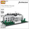 LOZ 1013 Xếp hình kiểu Nanoblock ARCHITECTURE The White House Nhà Trắng 588 khối