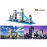 LOZ 9371 Xếp hình kiểu Nanoblock ARCHITECTURE London Tower Bridge Cầu Tháp Luân Đôn 570 khối