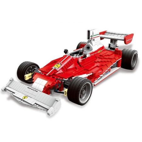 REBRICKABLE MOC-12763 12763 MOC12763 XINGBAO XB-03023 03023 XB03023 non  XE OTO ĐUA VƯỢT TRỘI bộ đồ chơi xếp lắp ráp ghép mô hình  RED POWER RACER Kỹ Thuật Công Nghệ Cao Mô Hình Phương Tiện 2405 khối