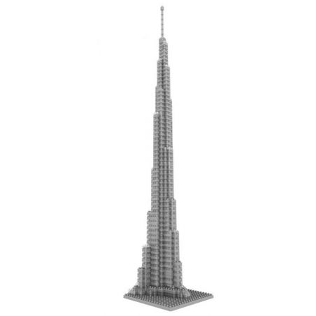LOZ 9370 Xếp hình kiểu Nanoblock ARCHITECTURE Burj Khalifa Tháp Khalifa 890 khối