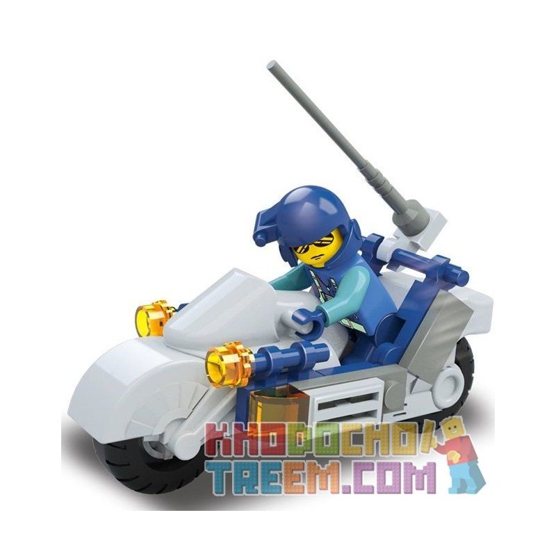 SLUBAN M38-B0329 B0329 0329 M38B0329 38-B0329 non  MÔ TÔ LỰC LƯỢNG ĐẶC NHIỆM bộ đồ chơi xếp lắp ráp ghép mô hình Swat Special Force SPECIAL FORCES MOTORCYCLE 32 khối