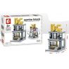 SEMBO SD6076 6076 SD6077 6077 SD6078 6078 SD6079 6079 non  BỘ 4 CỬA HÀNG THỜI TRANG GIẢI KHÁT DỤNG CỤ LÀM BẾP bộ đồ chơi xếp lắp ráp ghép mô hình Mini Modular SEMBO BLOCK D&G Đường Phố Thu Nhỏ 140 khối
