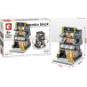 SEMBO SD6062 6062 SD6063 6063 SD6064 6064 SD6065 6065 non  BỘ 4 CỬA HÀNG QUẦN ÁO BÁNH NGỌT KHOAI TÂY CHIÊN MÁY TÍNH bộ đồ chơi xếp lắp ráp ghép mô hình Mini Modular SEMBO BLOCK BAKERY FRIES Đường Phố Thu Nhỏ 143 khối