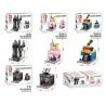 SEMBO SD6030 6030 SD6031 6031 601518 SD6032 6032 SD6033 6033 non  CHUỖI CỬA HÀNG ĐỒ TRANG SỨC BÁNH VÀ NHÀ SÁCH bộ đồ chơi xếp lắp ráp ghép mô hình Mini Modular SEMBO BLOCK DIOR HOLIDAY STREET CAKE SHOP BBQ BOOK STORE Đường Phố Thu Nhỏ 120 khối