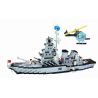 AUSINI 22110 QMAN ENLIGHTEN KEEPPLEY 112 non  TÀU CHIẾN SÂN BAY bộ đồ chơi xếp lắp ráp ghép mô hình Military Army COMBATZONES WARSHIP Quân Sự Bộ Đội 970 khối
