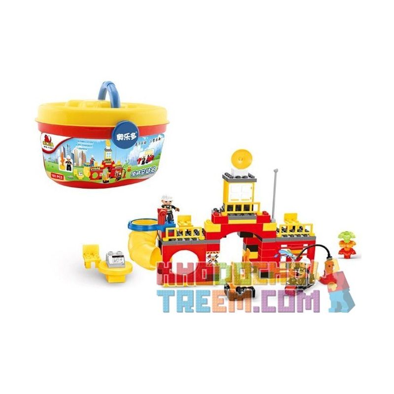 HYSTOYS HONGYUANSHENG AOLEDUOTOYS HG-1367 1367 HG1367 Xếp hình kiểu    Fire Story Câu Chuyện Cứu Hỏa 101 khối