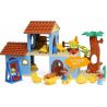 HYSTOYS HONGYUANSHENG AOLEDUOTOYS HG-1423 1423 HG1423 Xếp hình kiểu    Family House Nhà Bà Ngoại 53 khối