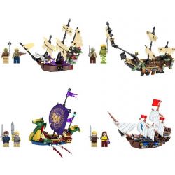 Kazi KY87025 87025 Xếp hình kiểu  THE CHRONICLES OF NARNIA The Voyage Of The Dawn Treader Hành Trình Trên Con Tàu Dawn Treader Của Lucy Và Edmund 745 khối