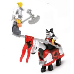 HYSTOYS HONGYUANSHENG AOLEDUOTOYS HG-1312 1312 HG1312 Xếp hình kiểu    Castle Đánh Chiếm Lâu đài Trung Cổ 2 Tầng 82 khối