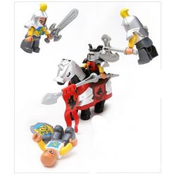 GUDI 9320 non  XE TÙ BINH CẢNH SÁT bộ đồ chơi xếp lắp ráp ghép mô hình City POLICE Thành Phố 870 khối