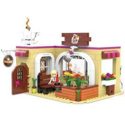 XINGBAO XB-12011 12011 XB12011 non  TIỆM TẠP HÓA VUI NHỘN CỦA CÁC CÔ GÁI bộ đồ chơi xếp lắp ráp ghép mô hình City Girl CITYGIRL COFFEE TIME Thành Phố Con Gái 426 khối