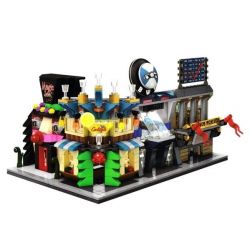 SEMBO WEKKI VIGGI SD6528 6528 SD6529 6529 SD6531 6531 SD6530 6530 non  CỬA HÀNG XE 4S QUẦY BAR PHỤC VỤ COCKTAIL SÀN GIAO DỊCH CHỨNG KHOÁN HỘI TRƯỜNG MA THUẬT HỀ bộ đồ chơi xếp lắp ráp ghép mô hình Mini Modular SEMBO BLOCK Đường Phố Thu Nhỏ 177 khối