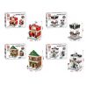 SEMBO WEKKI VIGGI SD6520 6520 SD6521 6521 SD6522 6522 SD6523 6523 non  TÒA THỊ CHÍNH ĐỎ CHẾ ĐỘ XEM PHỐ THU NHỎ PORSCHE QUÁN CÀ PHÊ MÙA ĐÔNG BẢO TÀNG KHOA HỌC bộ đồ chơi xếp lắp ráp ghép mô hình Mini Modular SEMBO BLOCK THE TOWN HALL Đường Phố Thu Nhỏ 161 khối