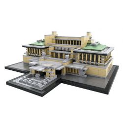 LOZ 1017 Xếp hình kiểu Nanoblock LOZ ELECTRIC AMUSEMENT PARK Imperial Hotel Khách Sạn Hoàng Gia 1187 khối