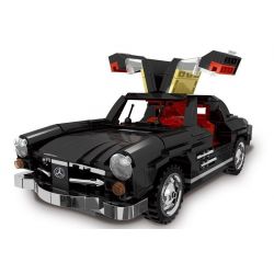 MouldKing 10005 Mould King 10005 REBRICKABLE MOC-22930 22930 MOC22930 XINGBAO XB-03010 03010 XB03010 non  SIÊU XE Ô TÔ bộ đồ chơi xếp lắp ráp ghép mô hình Creator MERCEDES BENZ 300SL GULLWING Sáng Tạo 825 khối
