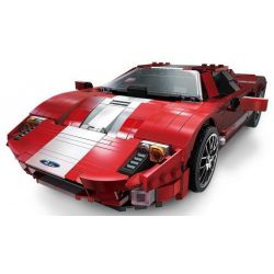 MouldKing 10001 Mould King 10001 REBRICKABLE MOC-20825 20825 MOC20825 XINGBAO XB-03011 03011 XB03011 non  SIÊU XE bộ đồ chơi xếp lắp ráp ghép mô hình Creator FORD GT Sáng Tạo 919 khối