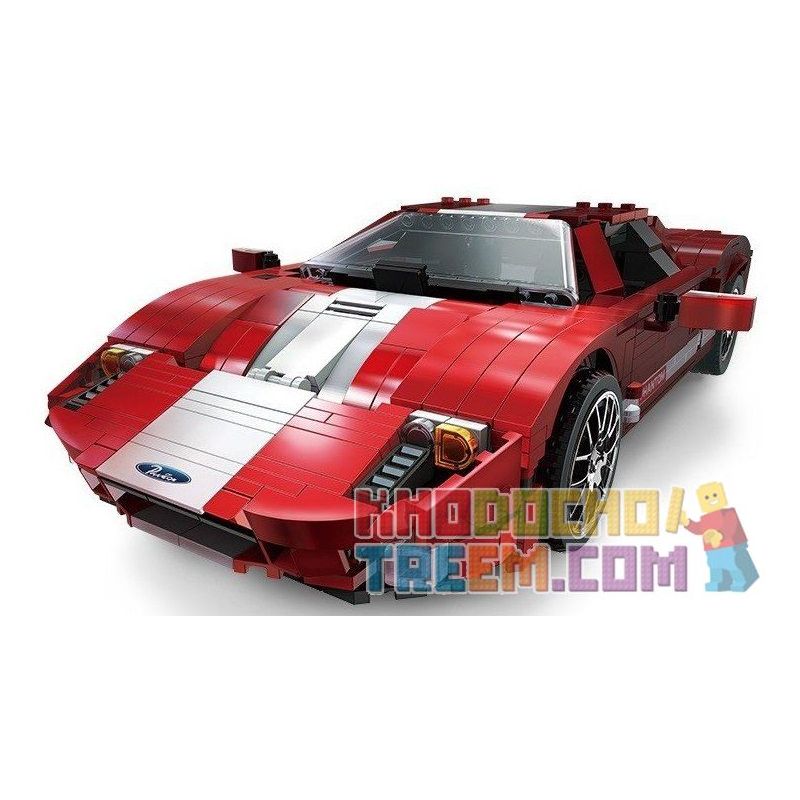 MouldKing 10001 Mould King 10001 REBRICKABLE MOC-20825 20825 MOC20825 XINGBAO XB-03011 03011 XB03011 non  SIÊU XE bộ đồ chơi xếp lắp ráp ghép mô hình Creator FORD GT Sáng Tạo 919 khối