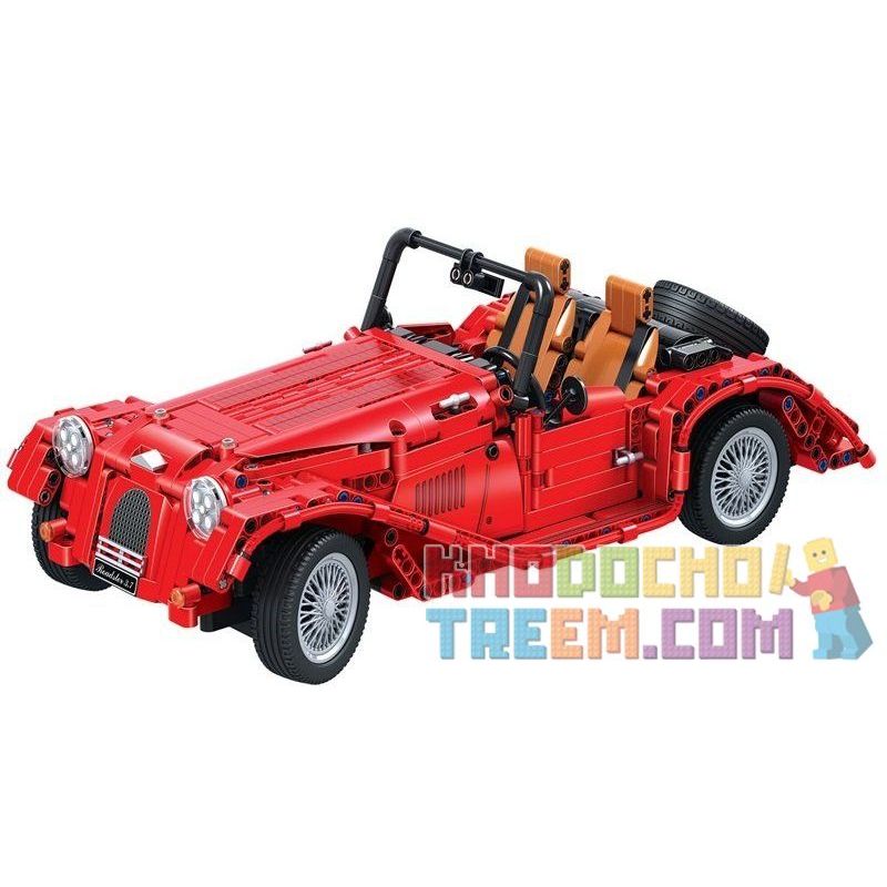 Winner 7062 non  Ô TÔ 4 BÁNH tỷ lệ 1:10 bộ đồ chơi xếp lắp ráp ghép mô hình  THE RED CONVERTIBLE CAR Kỹ Thuật Công Nghệ Cao Mô Hình Phương Tiện 1141 khối